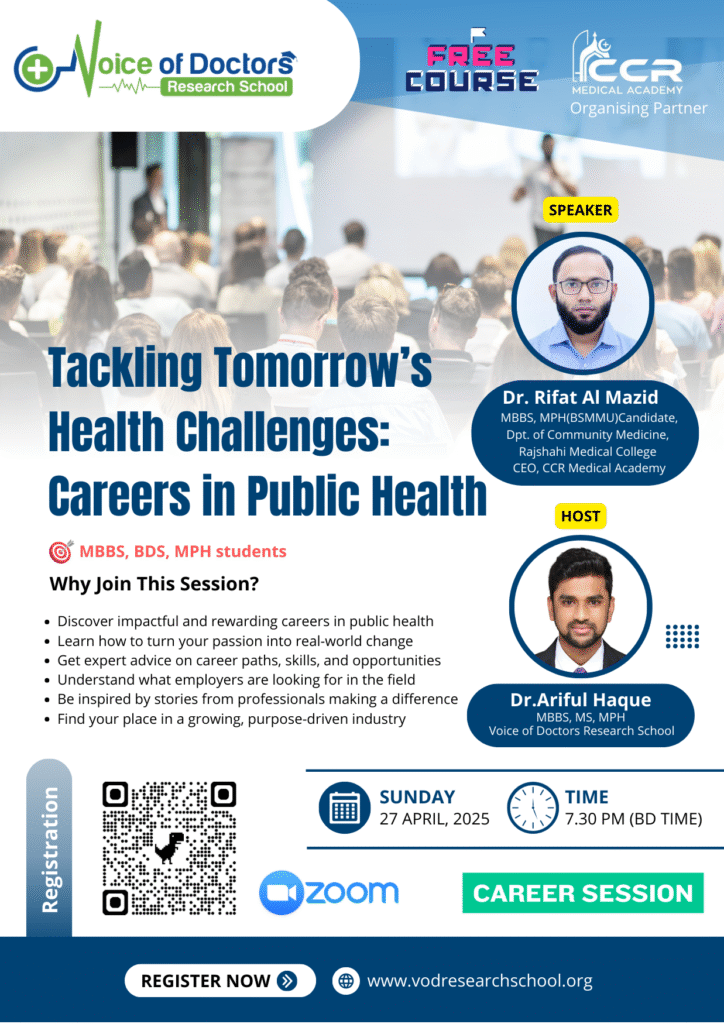 Free Webinar on Careers in Public Health